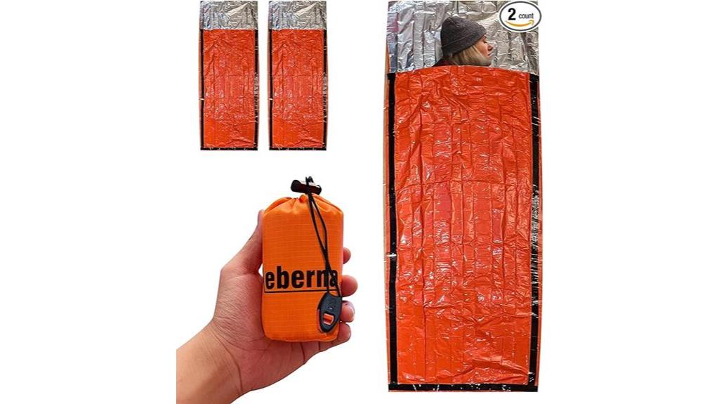emergency sleeping bag pack