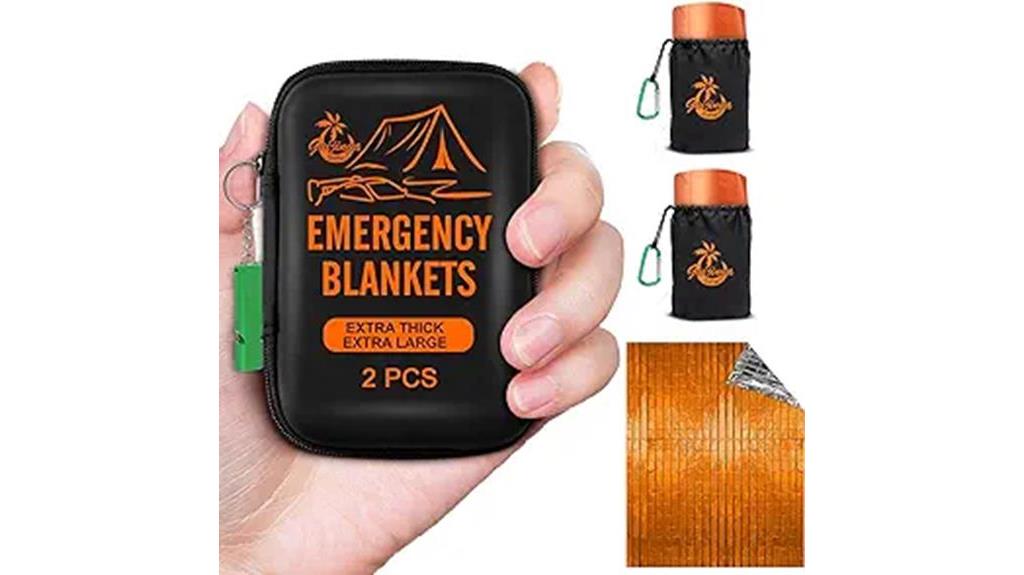 emergency space blanket options