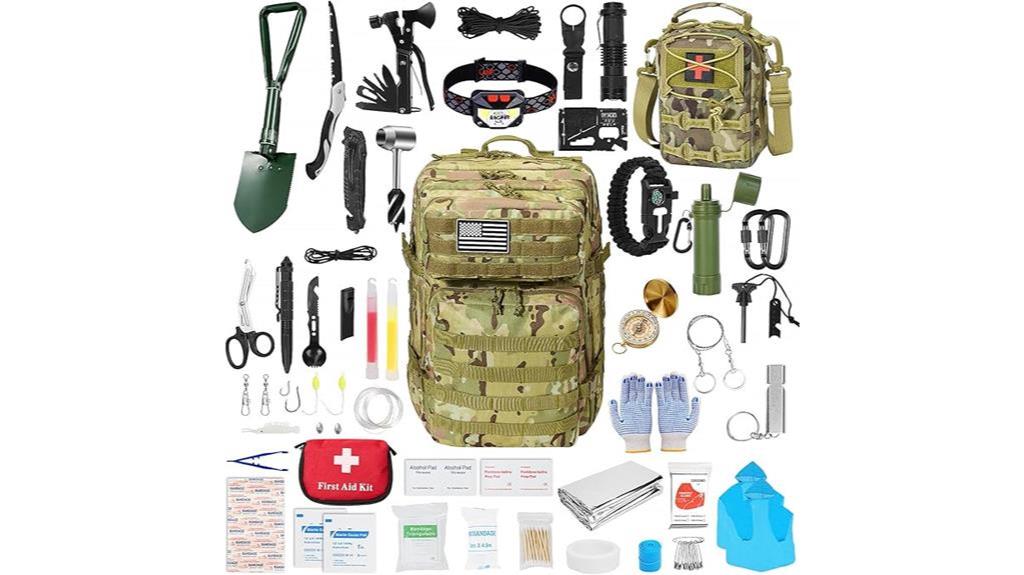 emergency survival kit backpack