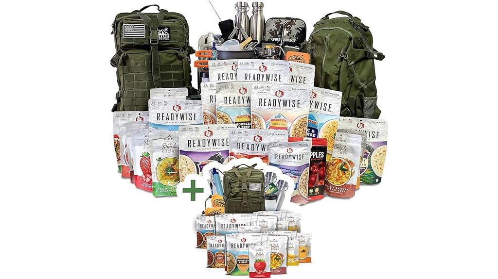 emergency survival kit backpack