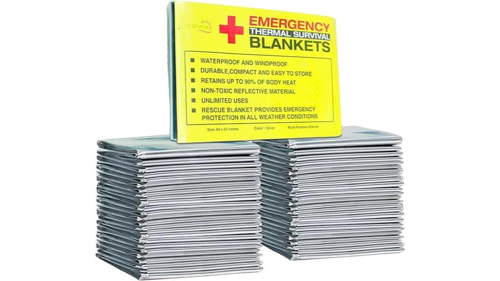 emergency thermal survival blankets