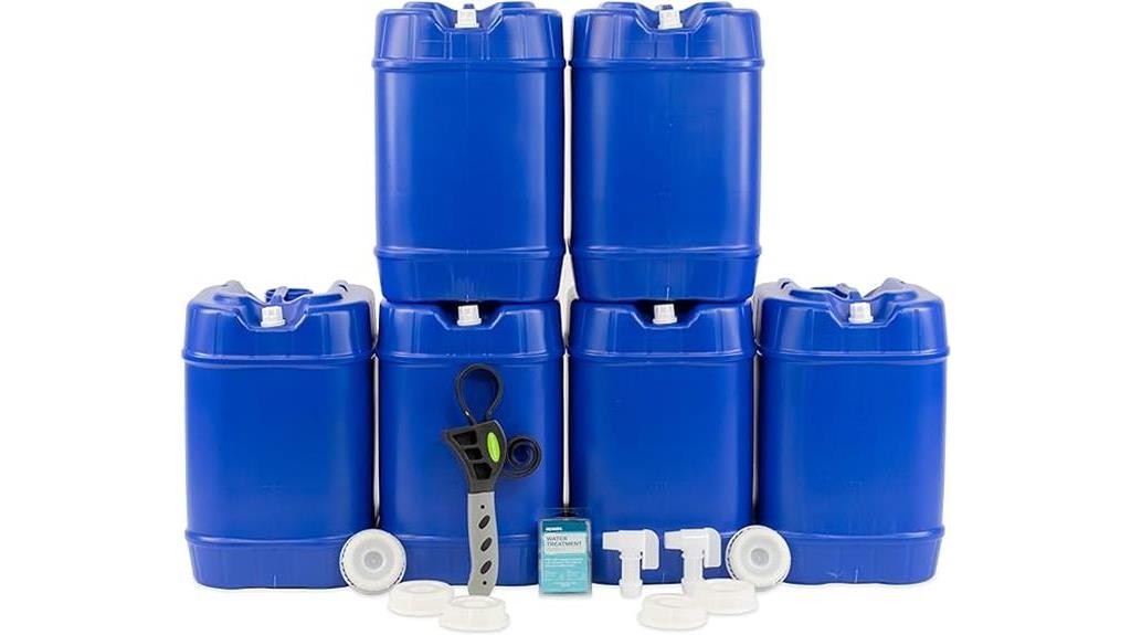 emergency water storage tanks