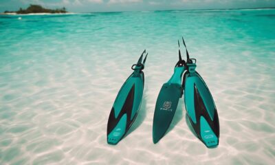 enhance spearfishing with flippers