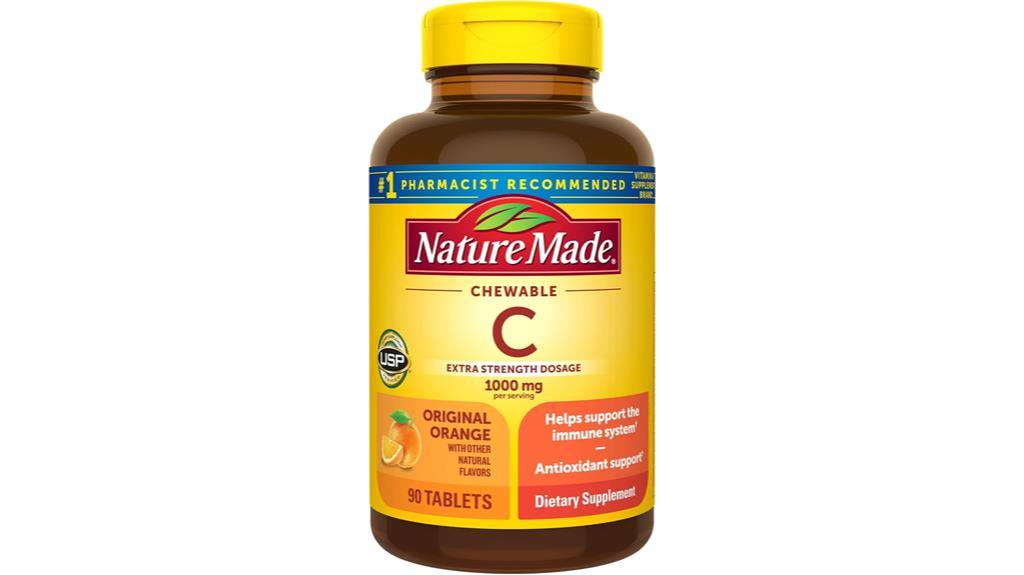 extra strength chewable vitamin
