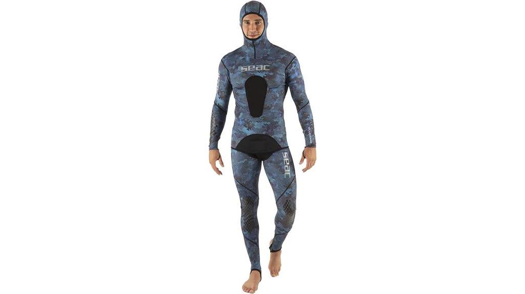 flexible wetsuit for spearfishing