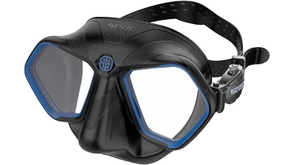 freediving and spearfishing mask