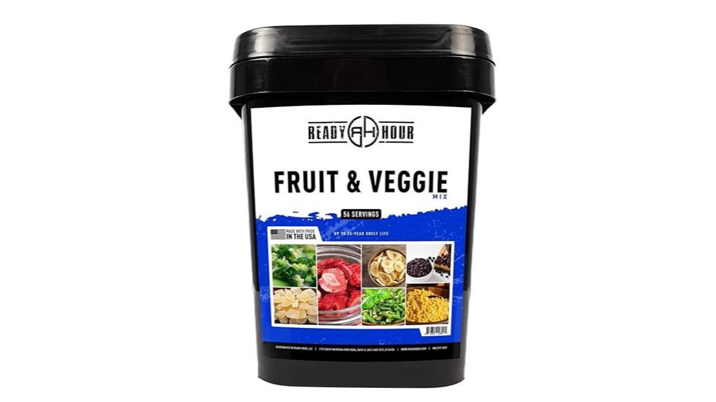 freeze dried fruit and vegetables