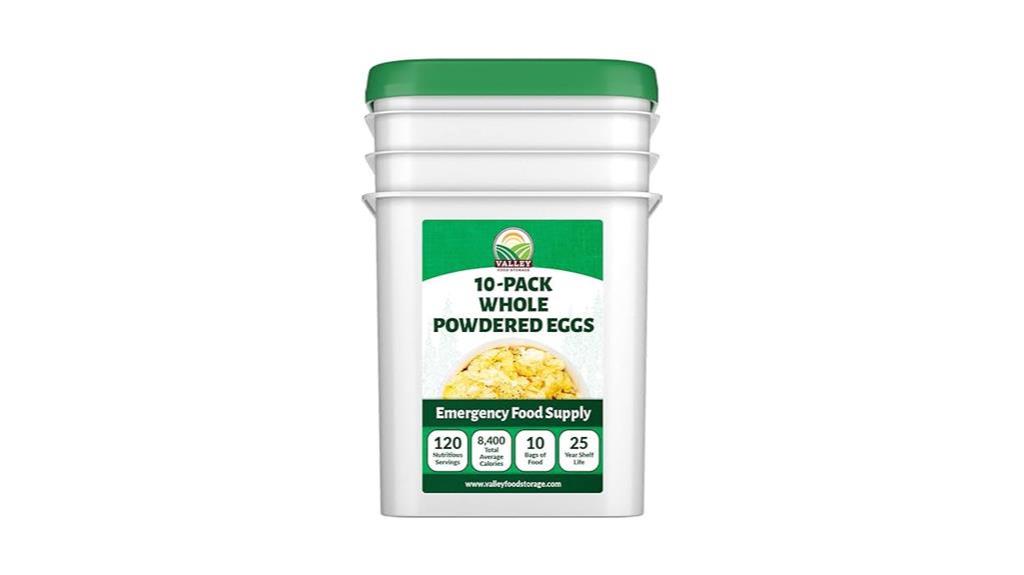 freeze dried powdered eggs