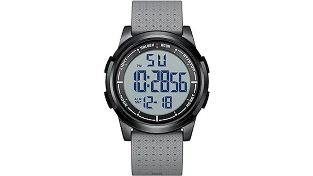 functional waterproof watch design