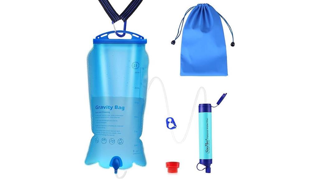 gravity water filter system