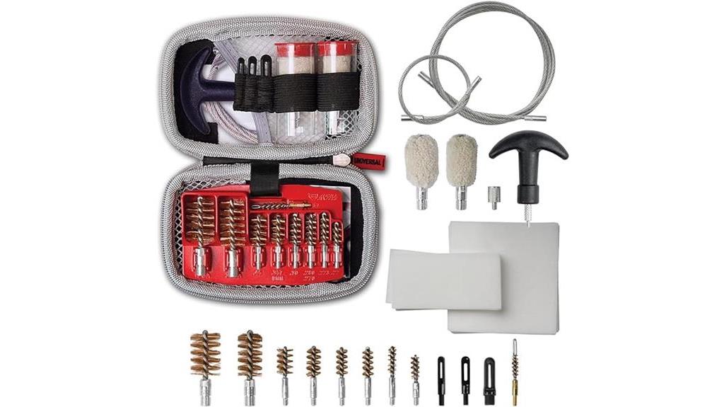 gun cleaning kit with cable