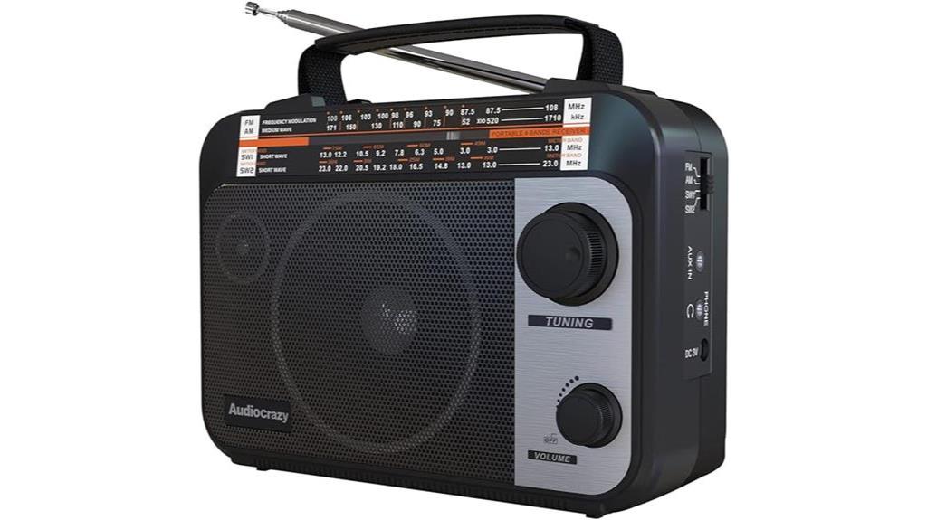 high quality versatile portable radio