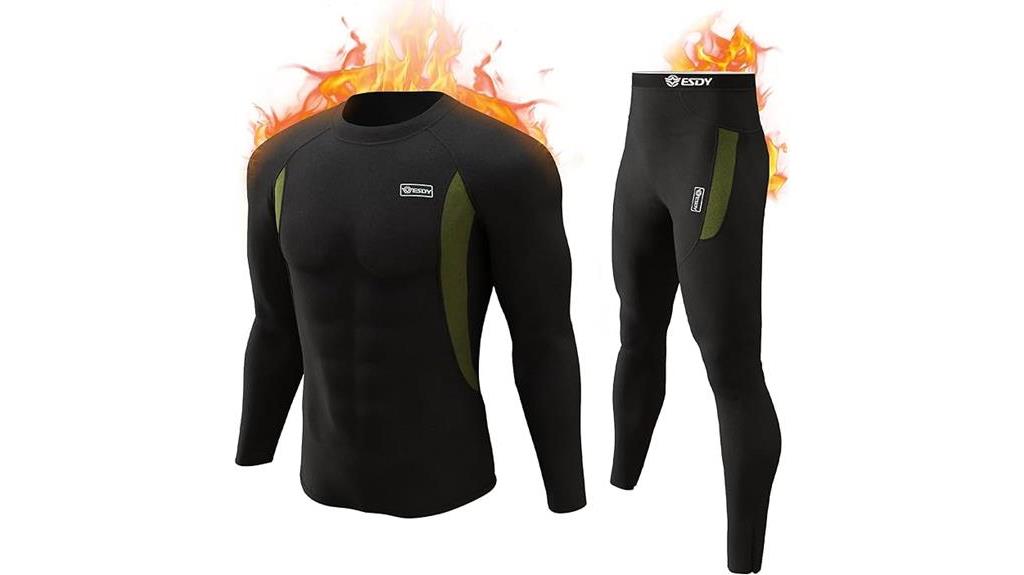 men s thermal underwear sizes