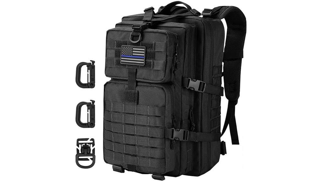 military style backpack for hiking