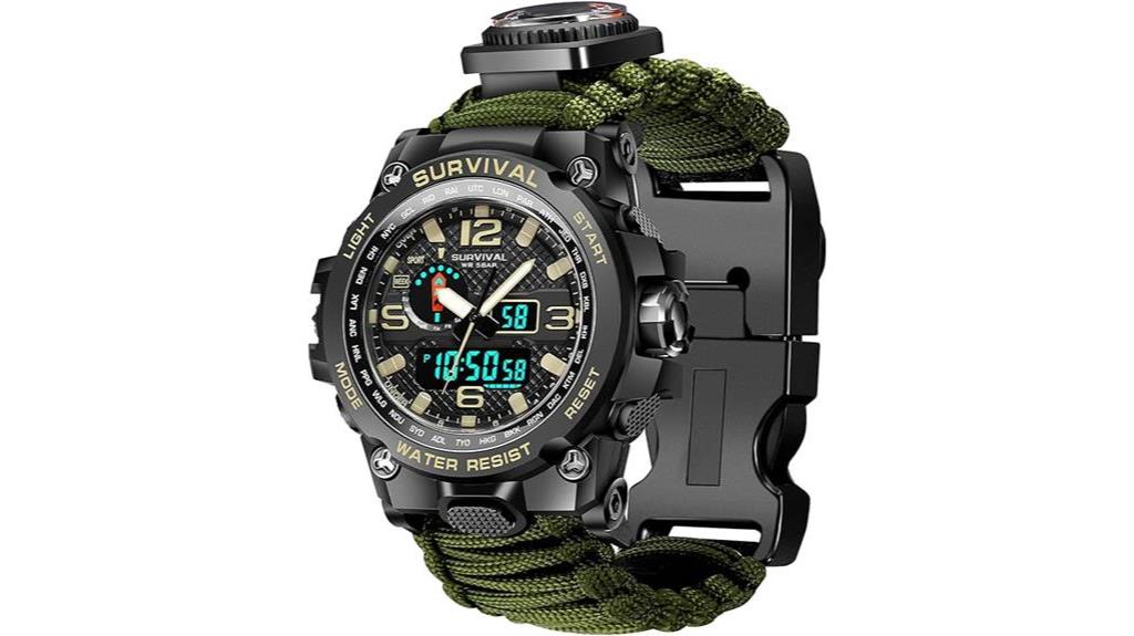 military watch with survival features
