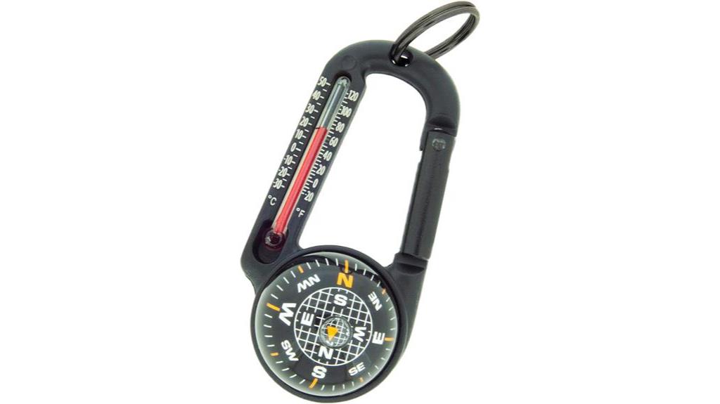 multi functional carabiner with compass