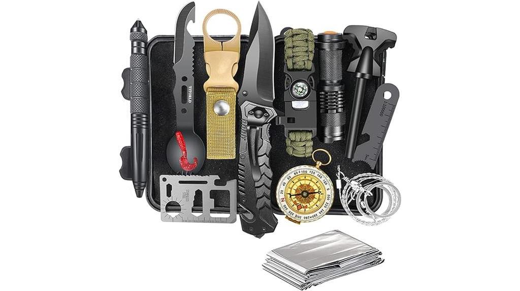 multi functional survival gear kit