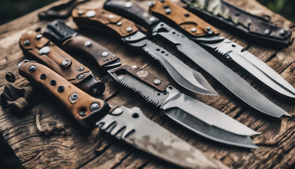 must have knives for survival