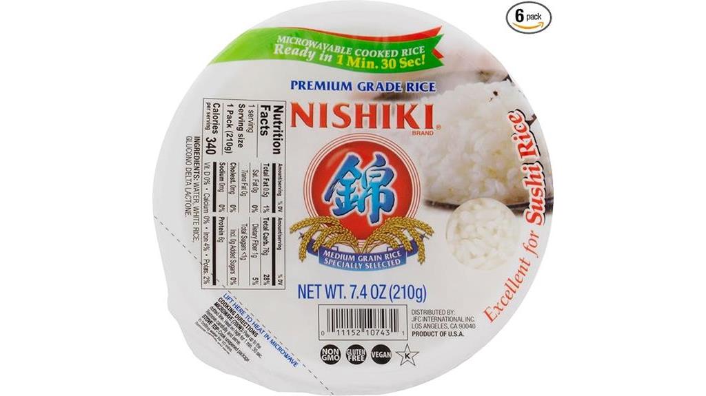 nishiki steamed white rice