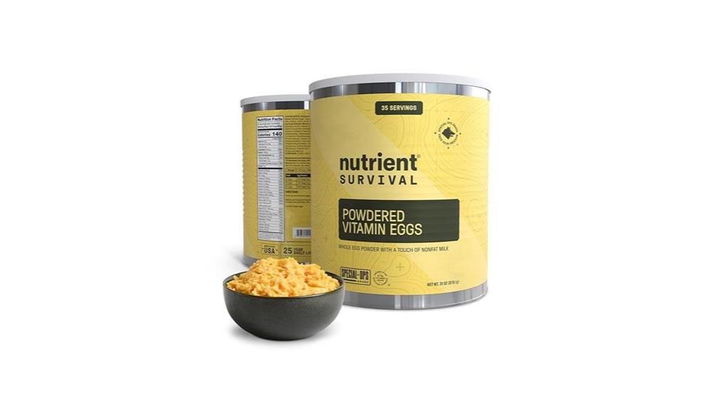 nutrient dense powdered egg blend