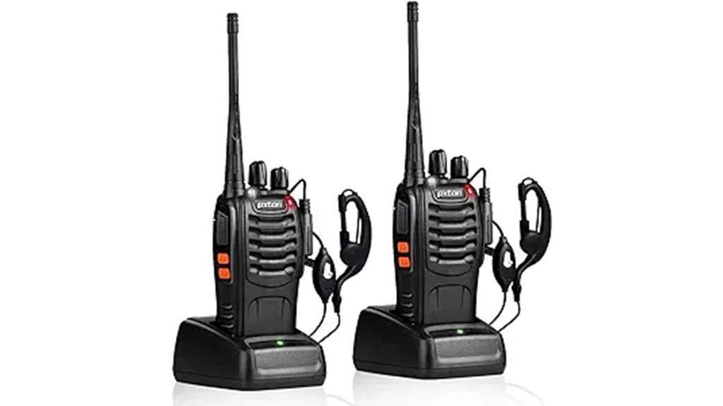 rechargeable walkie talkies with earpieces