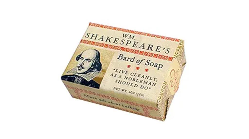 shakespeare inspired soap made in usa
