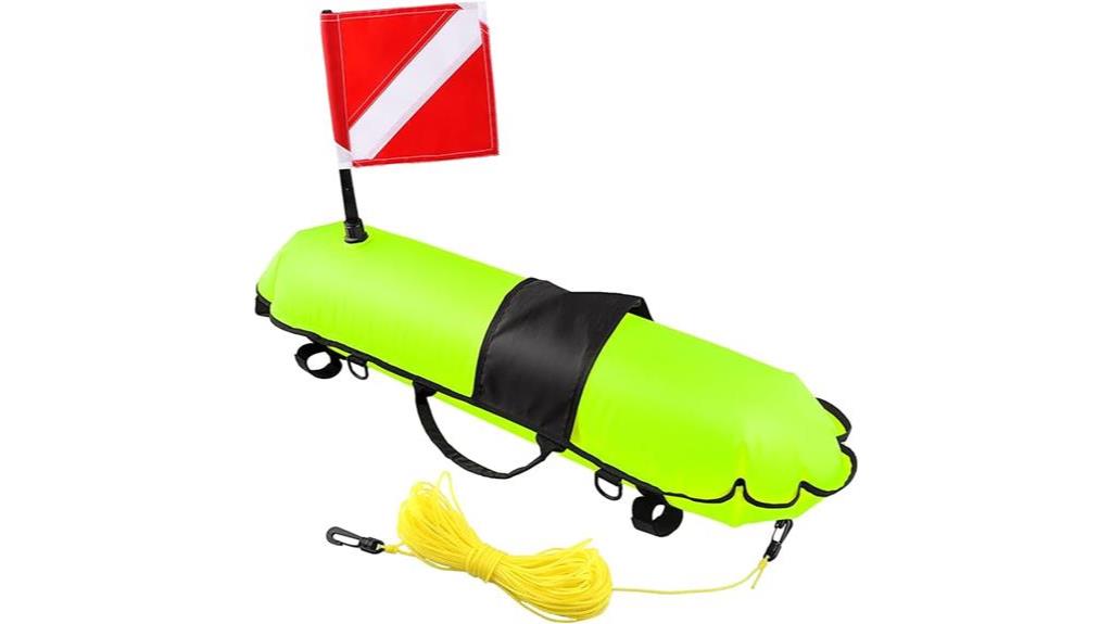spearfishing buoy with safety