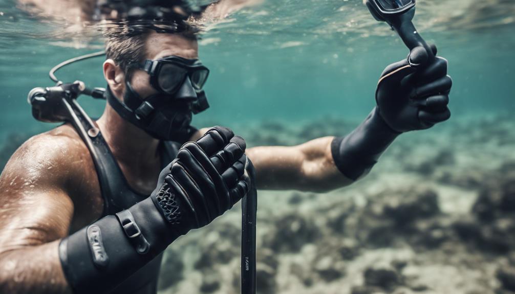 spearfishing gloves for divers