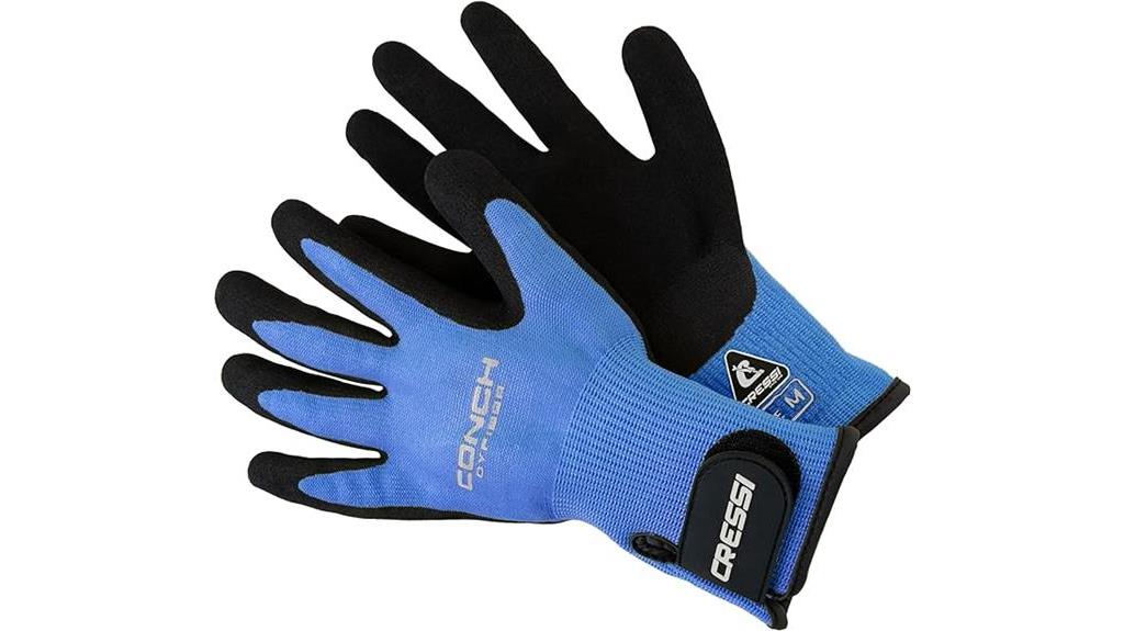 spearfishing gloves with dyfiber