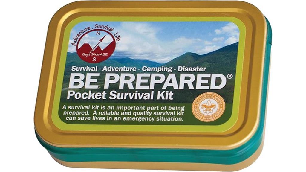 survival kit with case