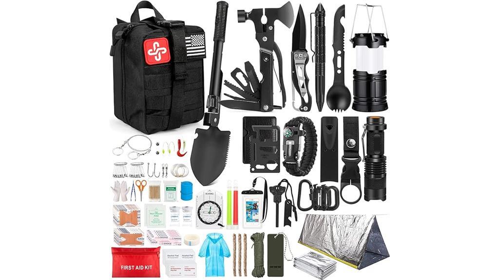 survival kit with molle