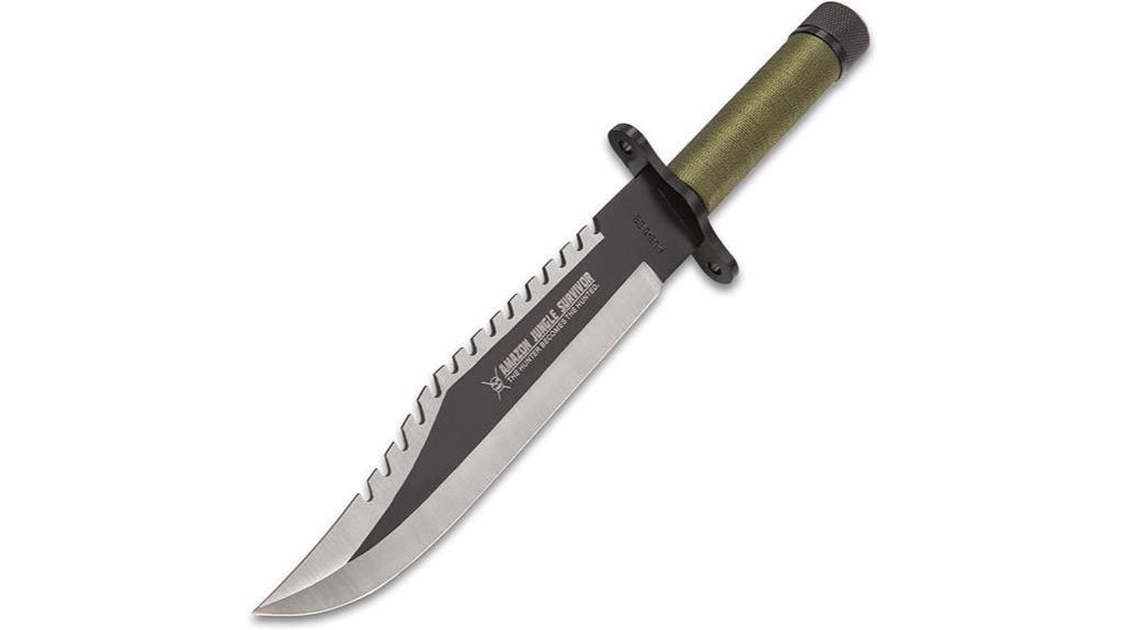 survival knife for jungle