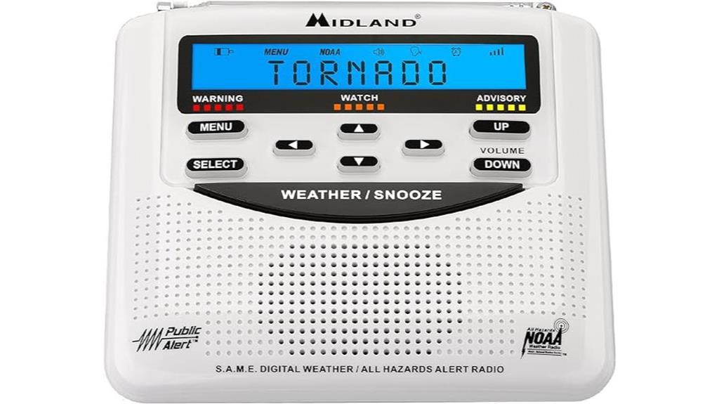 weather alert radio device