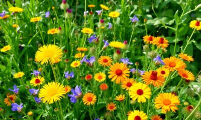 foraging wild edible flowers