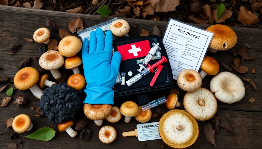 mushroom poisoning emergency supplies