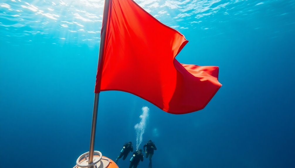 diving safety signal indicators