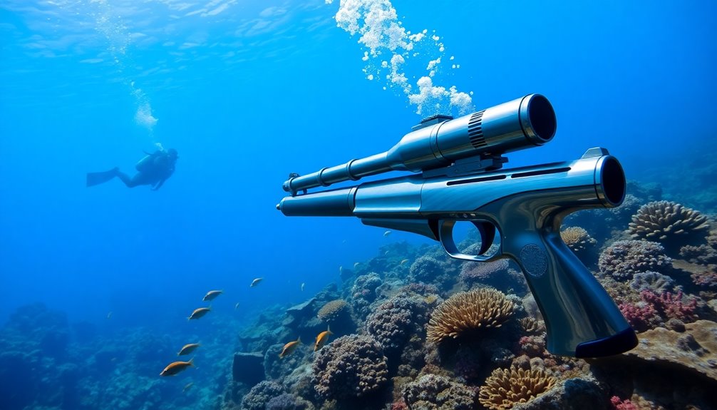 explosive underwater hunting tool