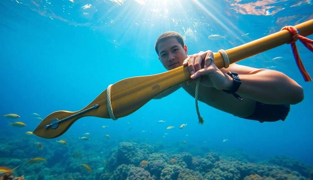 hawaiian slings for underwater hunting