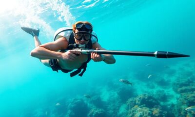 spear fishing with precision