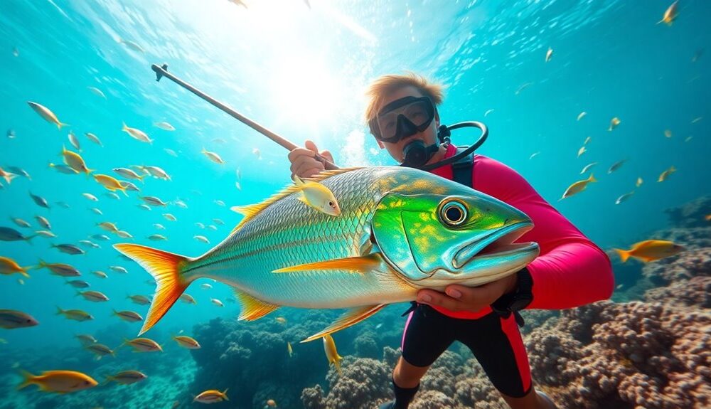 sunny spearfishing adventures await