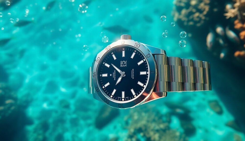 timeless underwater precision watch