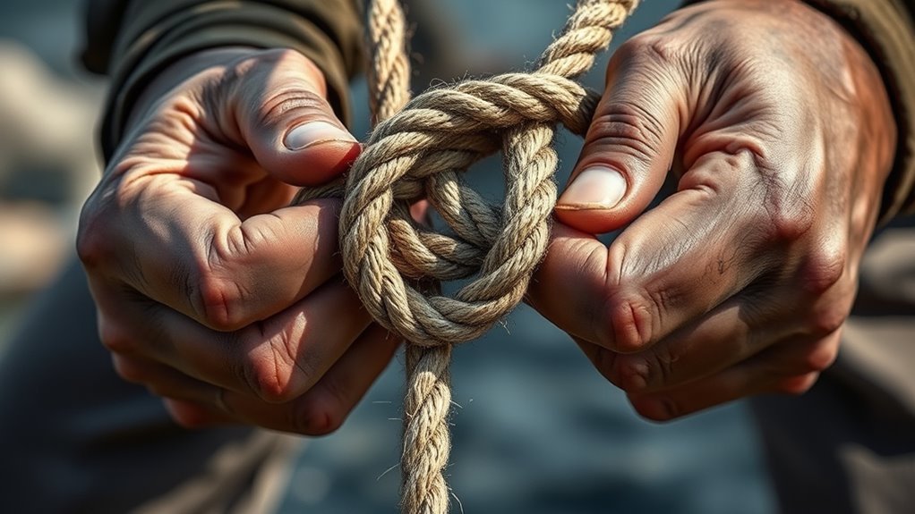 adjustable secure tension knot