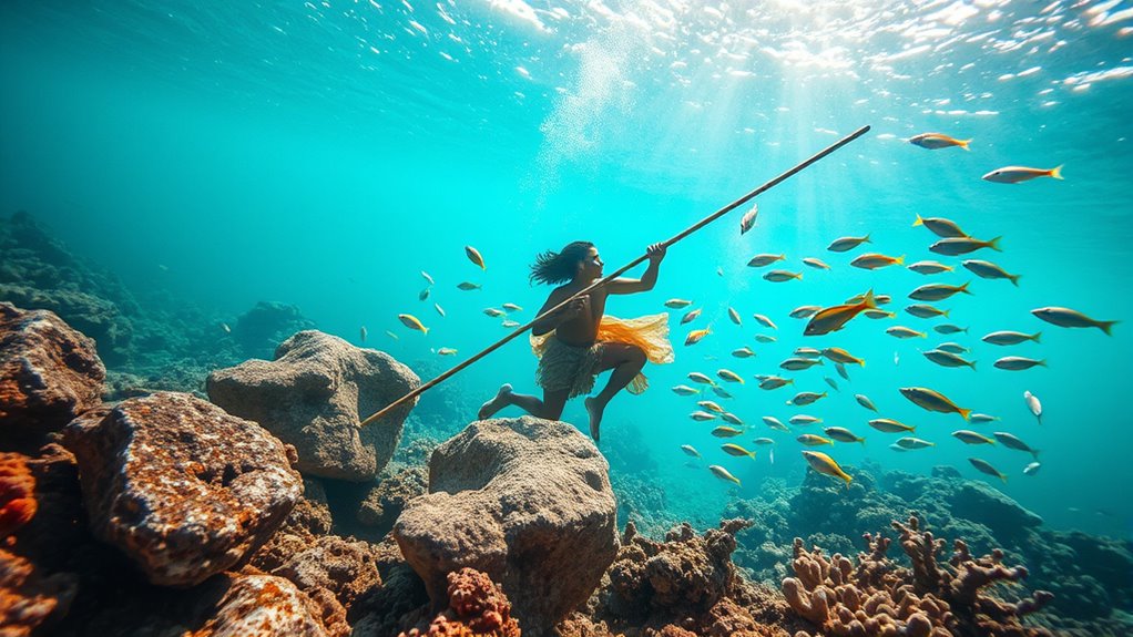 ancient underwater fishing techniques