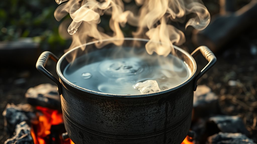 boil water thoroughly