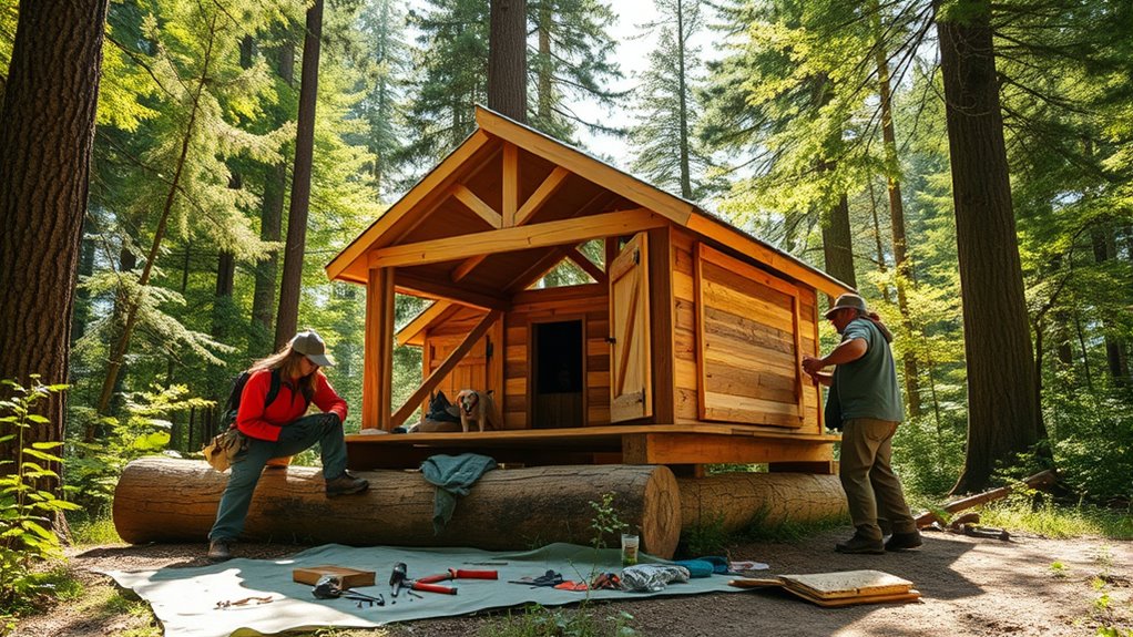 build weatherproof pet shelter