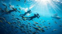 competitive underwater fishing events