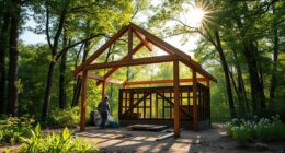 constructing wilderness animal shelter