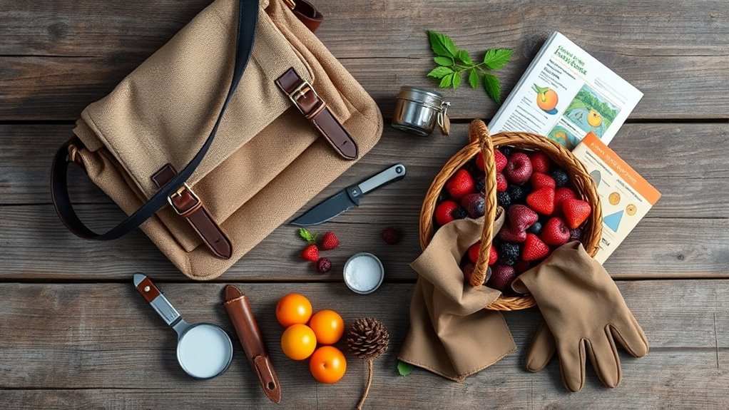essential items for foraging