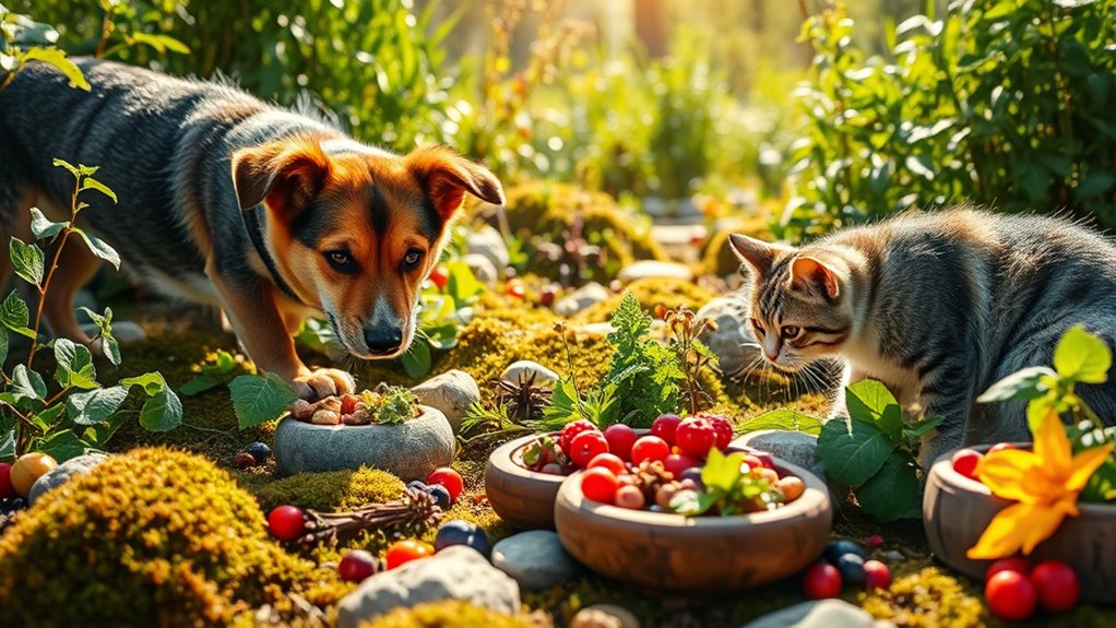 foraging based nutritional enrichment