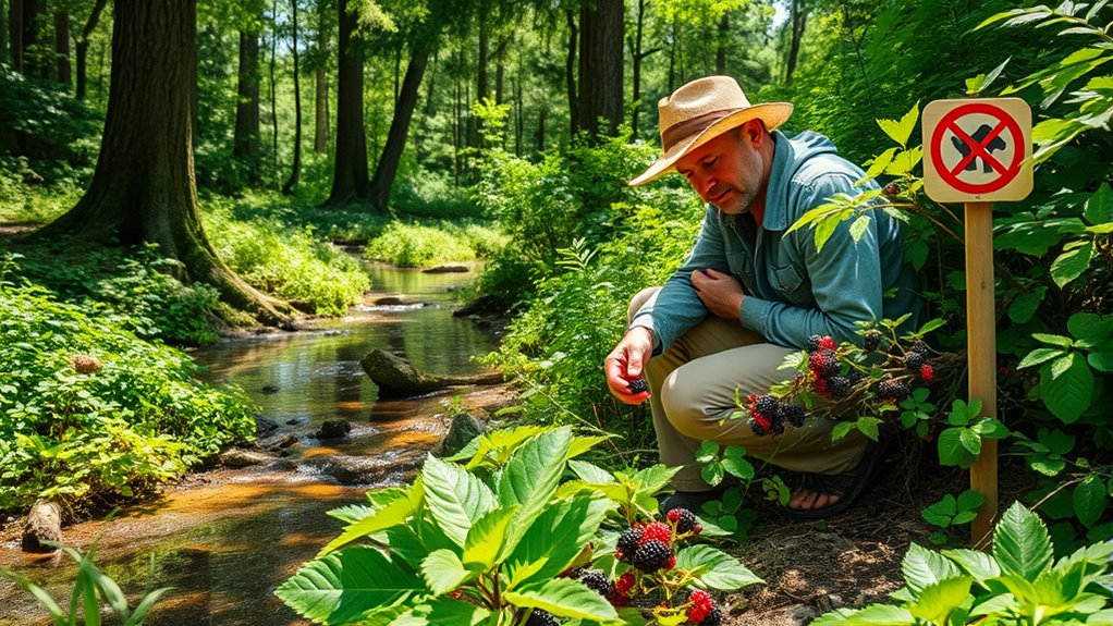 foraging rules and restrictions